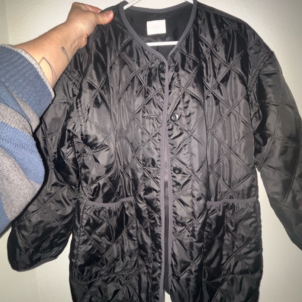 Black Quilted Jacket